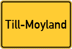 Place name sign Till-Moyland