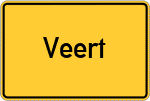 Place name sign Veert