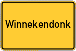 Place name sign Winnekendonk
