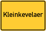 Place name sign Kleinkevelaer