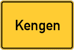 Place name sign Kengen