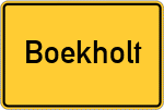 Place name sign Boekholt