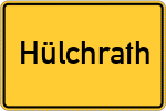 Place name sign Hülchrath