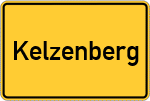 Place name sign Kelzenberg