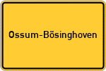 Place name sign Ossum-Bösinghoven