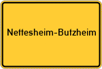 Place name sign Nettesheim-Butzheim