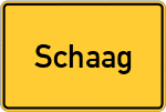 Place name sign Schaag