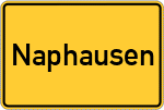 Place name sign Naphausen