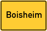 Place name sign Boisheim