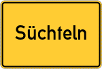 Place name sign Süchteln