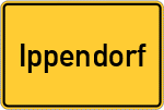 Place name sign Ippendorf