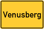 Place name sign Venusberg