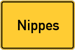 Place name sign Nippes