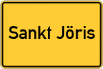 Place name sign Sankt Jöris