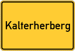 Place name sign Kalterherberg