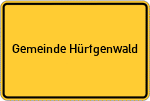 Place name sign Gemeinde Hürtgenwald
