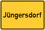 Place name sign Jüngersdorf