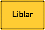 Place name sign Liblar