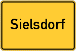 Place name sign Sielsdorf