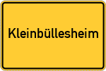 Place name sign Kleinbüllesheim