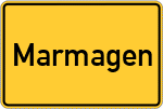 Place name sign Marmagen