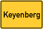 Place name sign Keyenberg