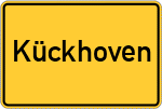 Place name sign Kückhoven
