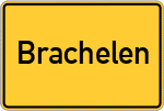 Place name sign Brachelen