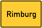 Place name sign Rimburg