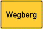 Place name sign Wegberg