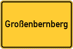 Place name sign Großenbernberg