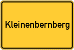 Place name sign Kleinenbernberg