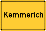 Place name sign Kemmerich