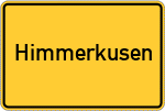 Place name sign Himmerkusen