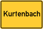Place name sign Kurtenbach