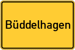 Place name sign Büddelhagen
