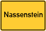 Place name sign Nassenstein