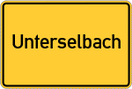 Place name sign Unterselbach