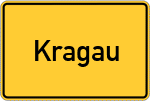 Place name sign Kragau