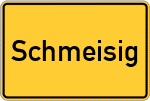 Place name sign Schmeisig
