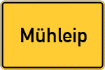 Place name sign Mühleip