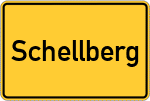 Place name sign Schellberg