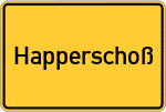 Place name sign Happerschoß