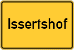 Place name sign Issertshof