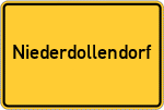 Place name sign Niederdollendorf