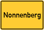 Place name sign Nonnenberg