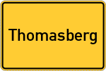 Place name sign Thomasberg, Siegkreis