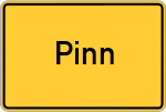 Place name sign Pinn