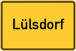 Place name sign Lülsdorf