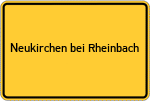 Place name sign Neukirchen bei Rheinbach